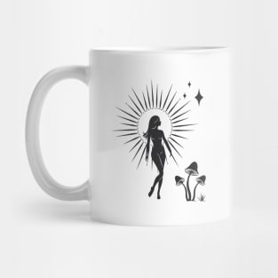 Walking Sun Mushroom Goddess Mug